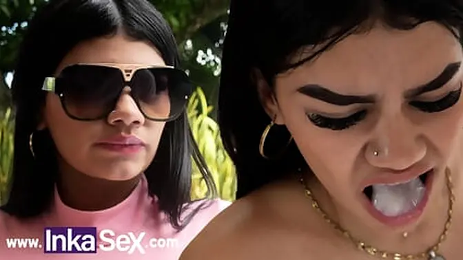 Colombian Teen Resists cum but ends up swallowing it reluctantly