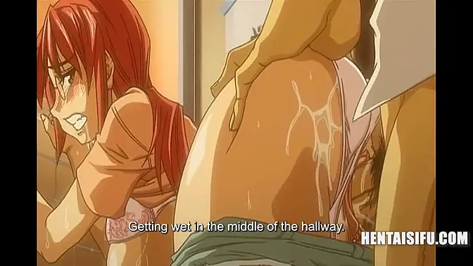 Asian teacher takes 100 cumshots to grow a dick in animated hentai