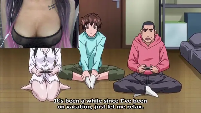 Best friend's wife gets fucked in Japanese hentai