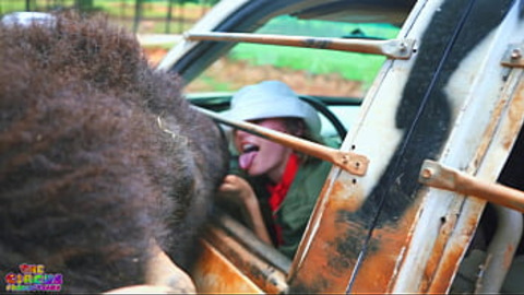 Two Ladies Connect During a Fun Safari Adventure