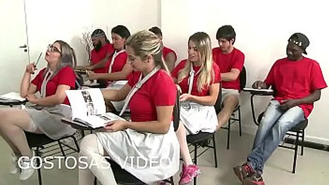 Orgy blondes lesbian