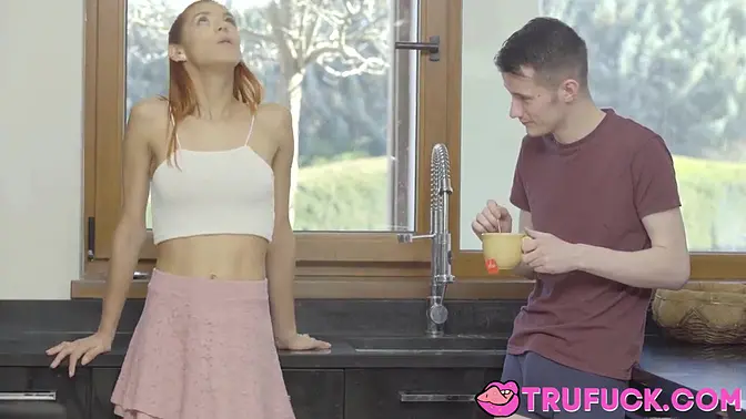 Busty teen Latina Veronica Leal rides and sucks in hardcore family action