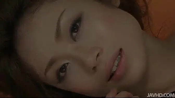 Sultry brunette seduces and rides hard