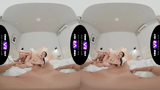 Two best friends share a hot babe