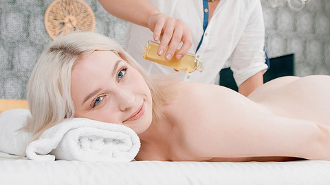 Gorgeous babes get it on in deepthroat, booty action at the spa'