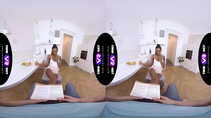 Choosing between a juicy banana or a stiff dick