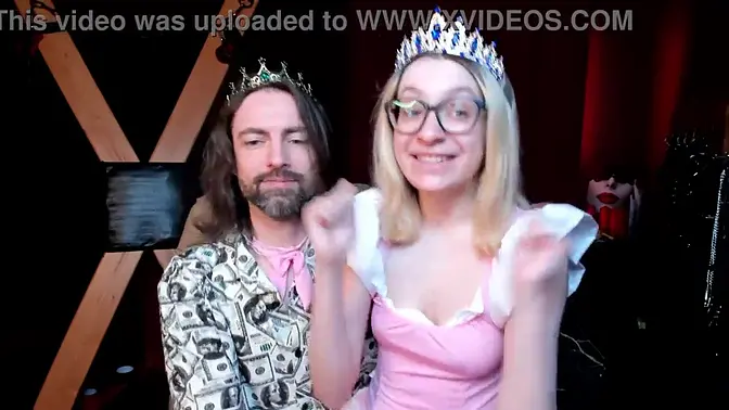 Cute blonde streams her sexy dance for her man