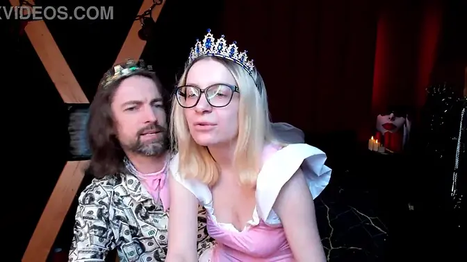 Cute blonde streams her sexy dance for her man