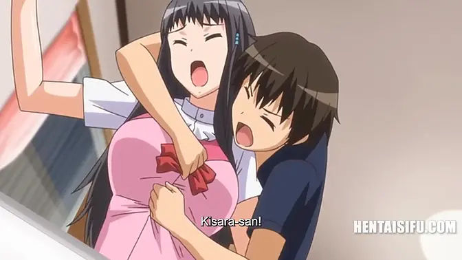 Office Harem: Japanese anime babes compete to fuck alpha male