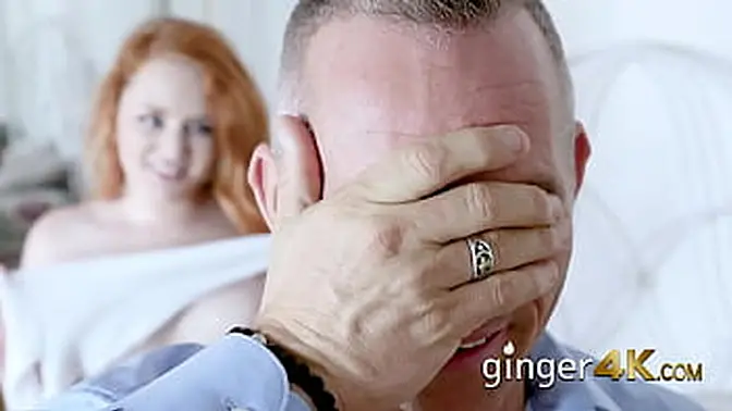 Redhead Teen Babe GIVES Blowjob and Rides Cock