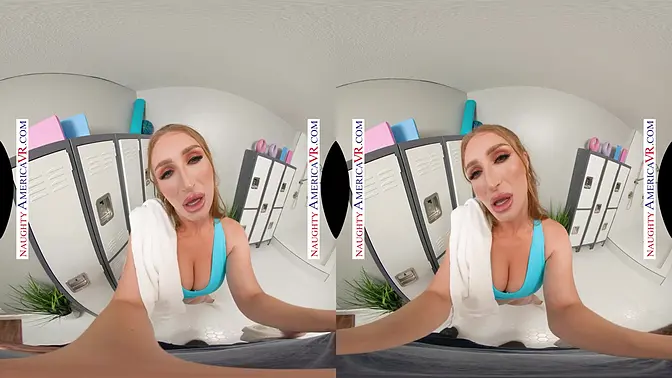 Gym Babe Skylar Snow wants to fuck your brains out in the locker room