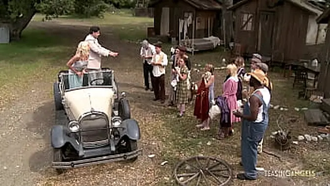 Two smoking hot party girls suck cocks before getting their holes fucked