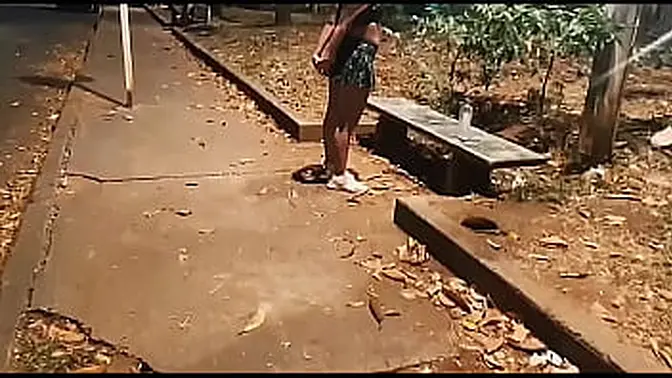 Boy manages to convince woman that he was exercising