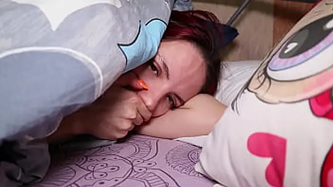 Teen girl moans in hardcore anal and double penetration with stepDaddy