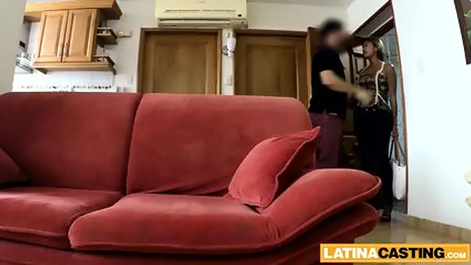 large ass Brazilian slut gets rough anal casting