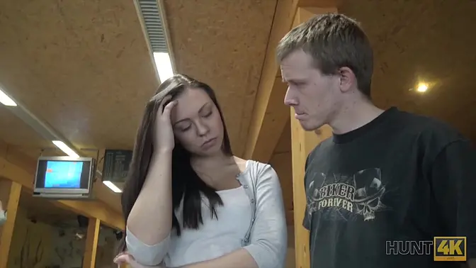 Girlfriends fuck for cash - Ornella Morgen gets pounded