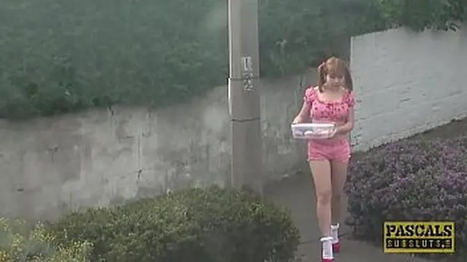 Pigtailed teen submissive to UK maledom