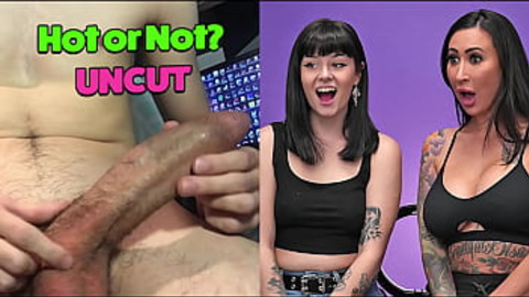 Slurping massive meat, girls drool over raw uncut cock🍆, pure unbridled lust