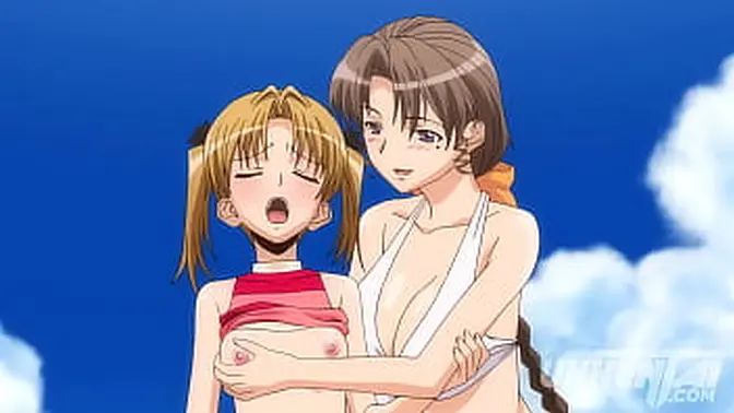 Beach encounter leads to stepmom's creampie pleasure