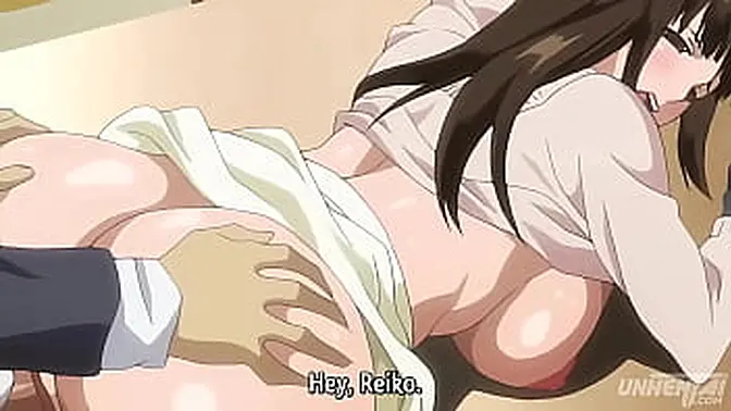 Busty Asian MILF cheats on her husband while he rests