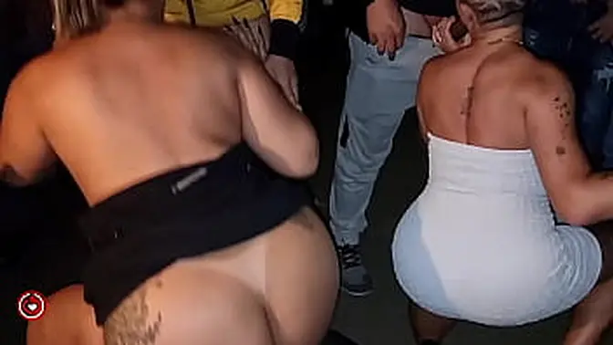 Slutty wife and friends get gangbanged by 15 men on the street