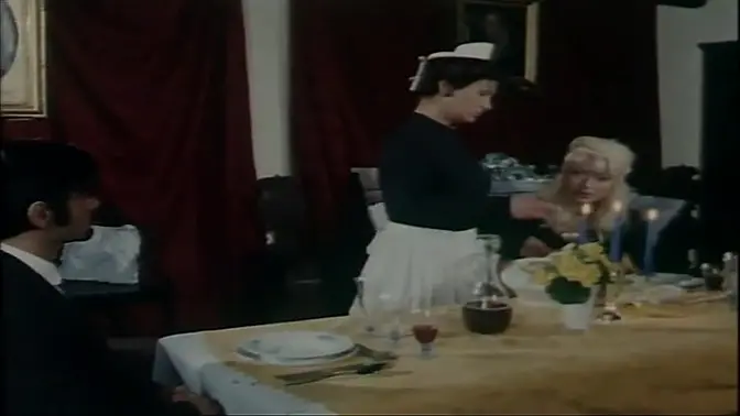 Retro family scene with good adult anal fuck