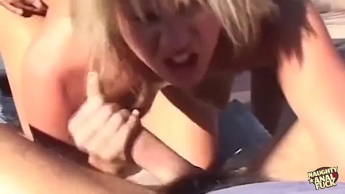 Using Fingering and Dildos, the Blonde Gets Ready to Accept His Humongous Rod 