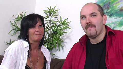 German studs ravage curvy cougar's gaping slit, leaving her begging for more
