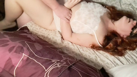 Getting a raw creampie, all night, every night