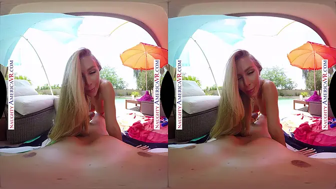 Nicole Aniston bounces on your big thick dick on the 4th of July