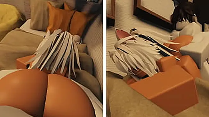 Roblox condo fuckfest with huge-titted Ghislaine