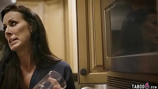 Seductive Latina stepdaughter invites guy for a threesome with her MILF mom