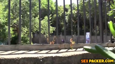 Outdoor public park: blonde babe's eager cock🌭-riding escapade: reckless passion reigns supreme