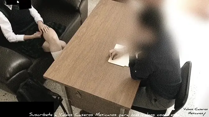 Young Latina teacher gets fucked in office for better grades