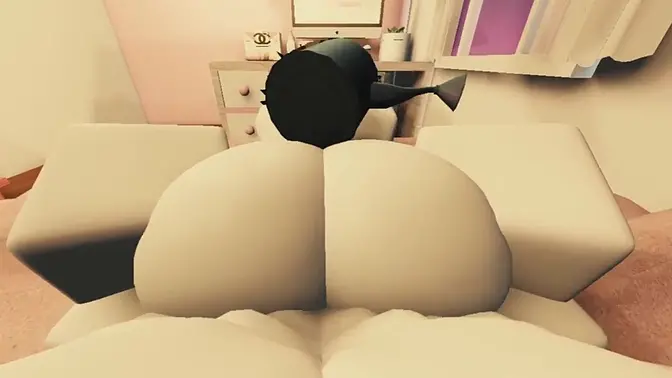 My friend begged to fuck in a roblox condos