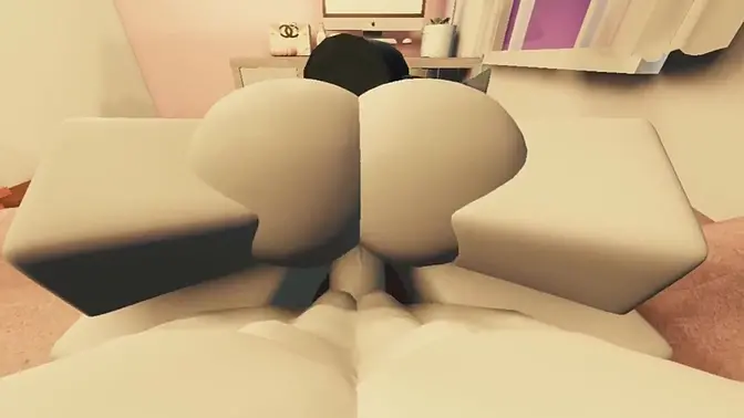 My friend begged to fuck in a roblox condos