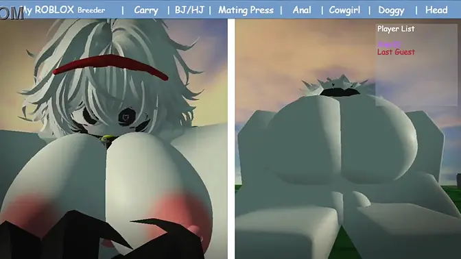 Big cock breeder takes cute Roblox girl