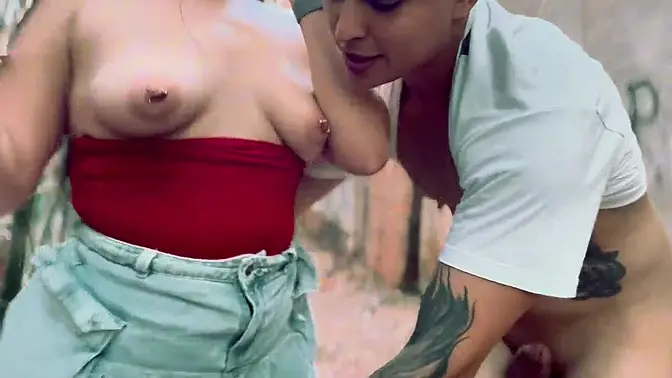 Latina beauty gives hot blowjob and handjobs