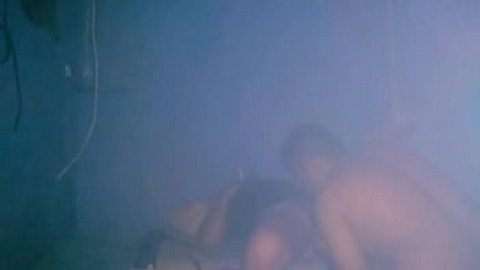 Blazing hot sex amidst cigarette haze