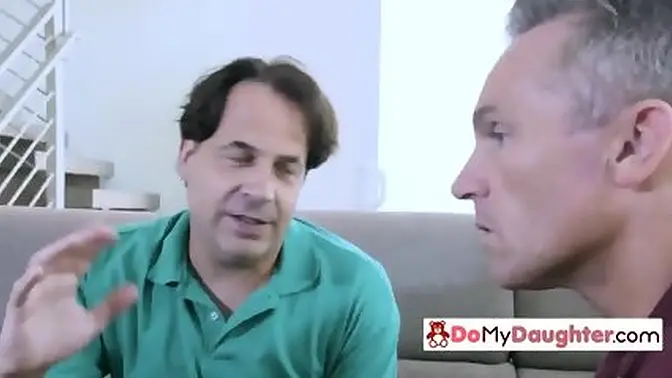 Guy pounds wet shaved cunt