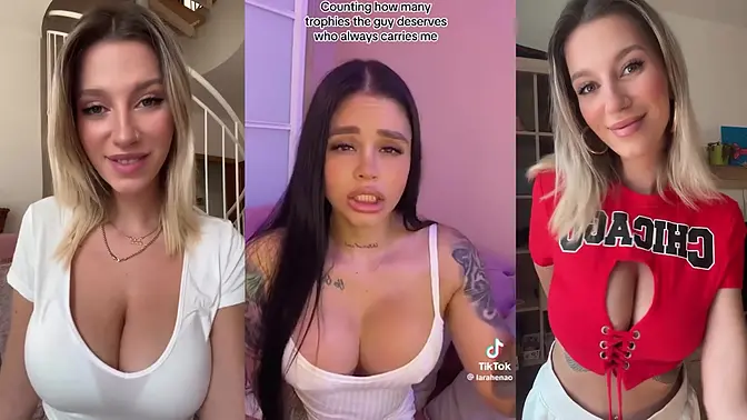 Tiktok Handjob Tits JOI Dirty Talk Compilation