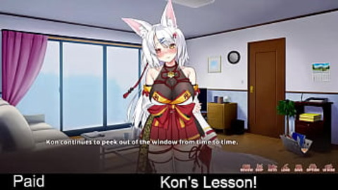 Get wet with naughty😈 Kon as he teaches dirty tricks in this paid-for Steam XXX simulator