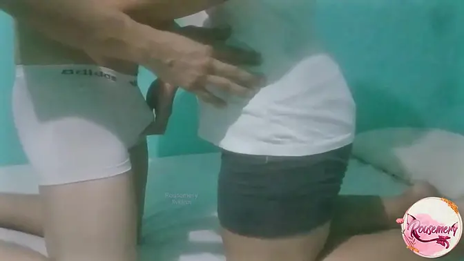 Stepsister's perfect ass gets fucked hard in thong