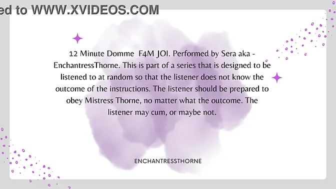 Sultry FemDom JOI session by USA dominant babe