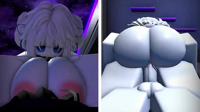 Roblox slut gets fucked by her friend