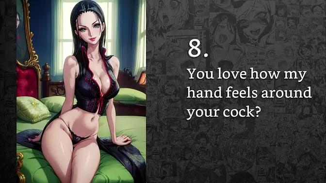 One Piece Femdom Training: NicoRobin & Uruti make you their pet