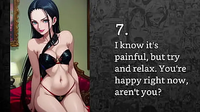 One Piece Femdom Training: NicoRobin & Uruti make you their pet