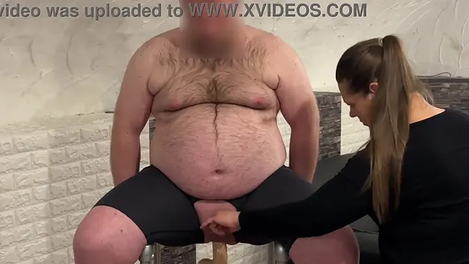 Femdom Mistress dominates with intense hand job and dildo play