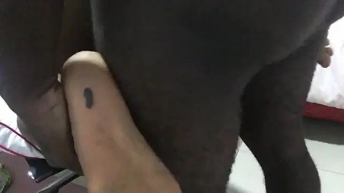 Office babe gets doggystyle fucked by her landlord