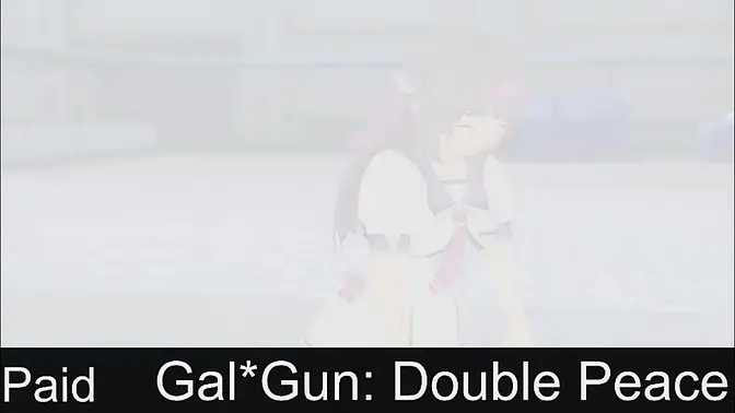 Anime girls fight and fuck in steamy game